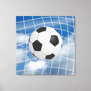 Soccer ball canvas print