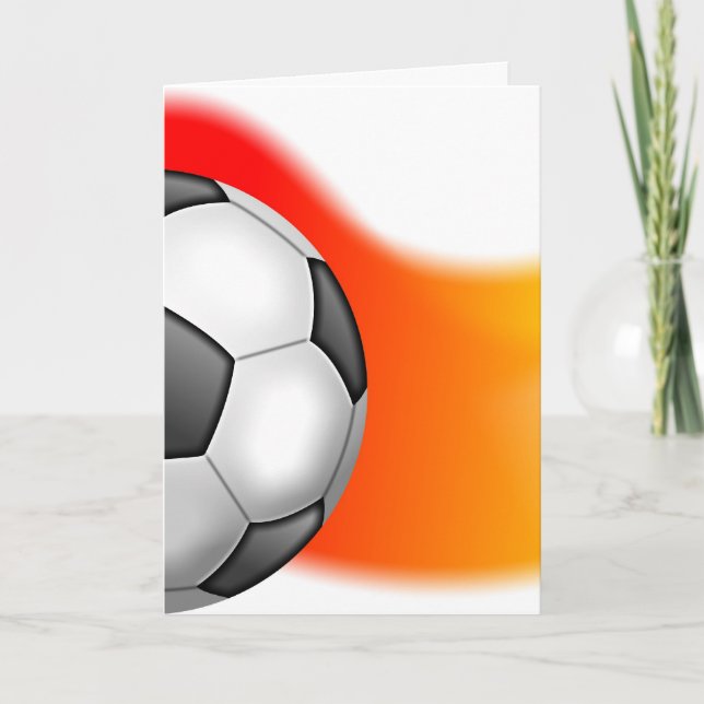 Soccer Ball Card (Front)