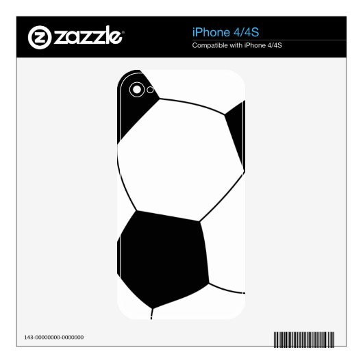 Soccer Ball Cell Phone Skin (Product)