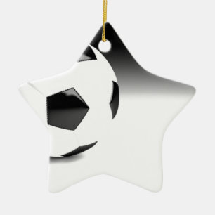 Soccer Ball Ceramic Ornament