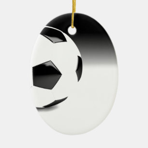 Soccer Ball Ceramic Ornament