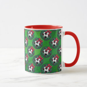 Soccer Ball Christmas Mug