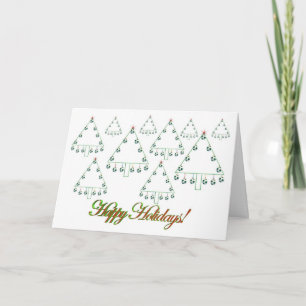 Soccer Ball Christmas Tree Farm Card