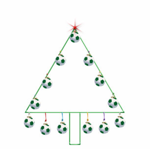 Soccer Ball Christmas Tree Ornament