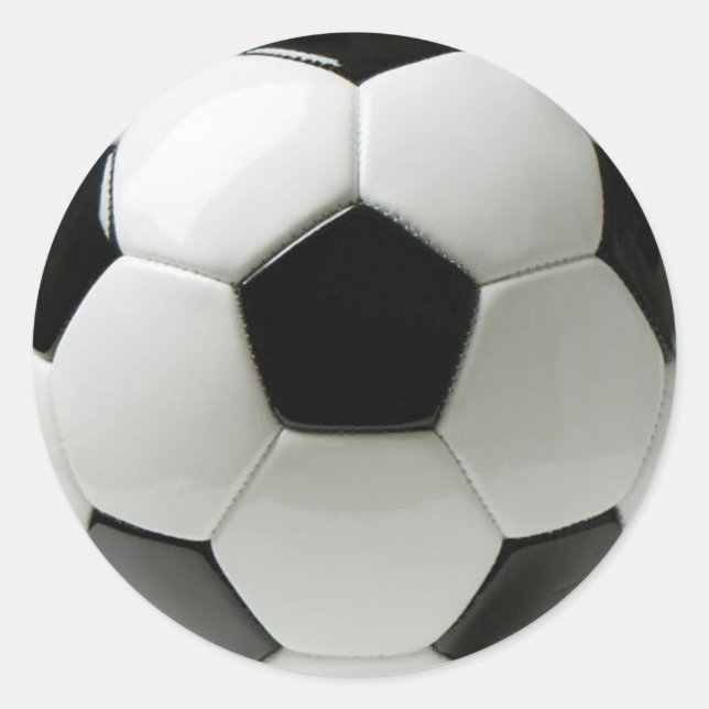 Soccer Ball Classic Round Sticker (Front)