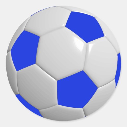 Soccer Ball Classic Round Sticker