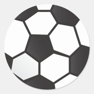 Soccer Ball Classic Round Sticker