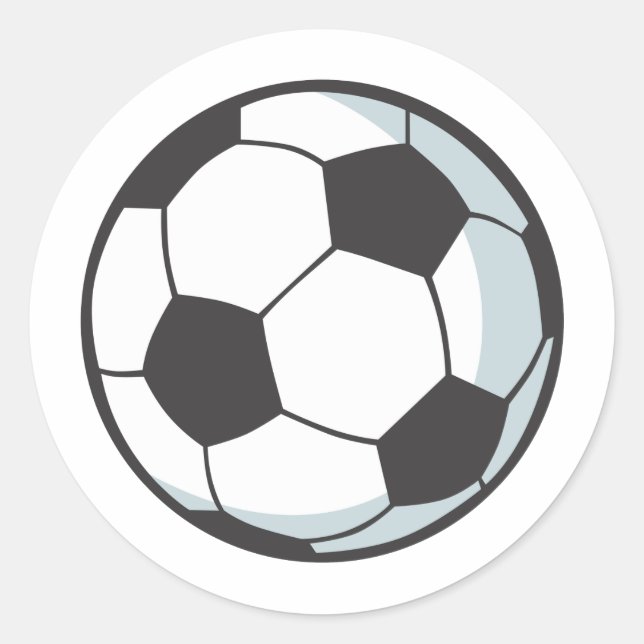Soccer Ball Classic Round Sticker (Front)