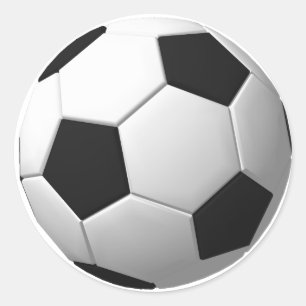 Soccer Ball: Classic Round Sticker
