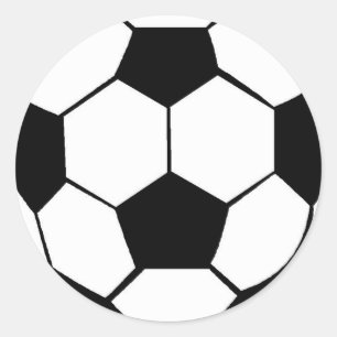 Soccer Ball Classic Round Sticker