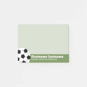Soccer Ball Coach or Teacher - Modern Drawing Post-it Notes