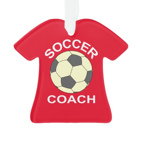 Soccer Ball Coach Ornament