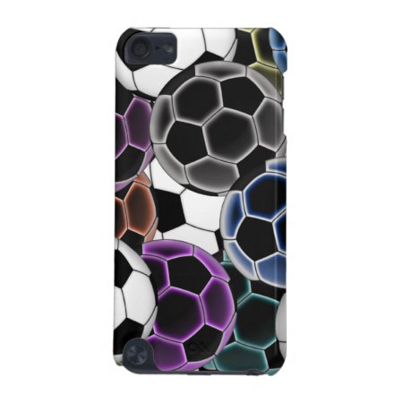 Soccer Ball Collage Ipod Hard Shell Case