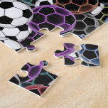 Soccer Ball Collage Jigsaw Puzzle at Zazzle
