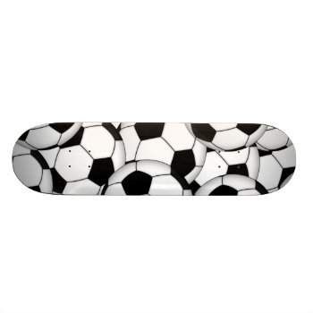 Soccer Ball Collage Skateboard Deck by arklights at Zazzle