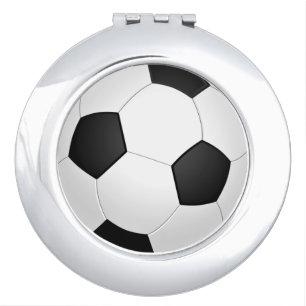 Soccer Ball Compact Mirror