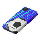 Soccer Ball Custom iPhone 4 Case (Bottom)