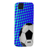 Soccer Ball Custom iPhone 4 Case (Back/Right)