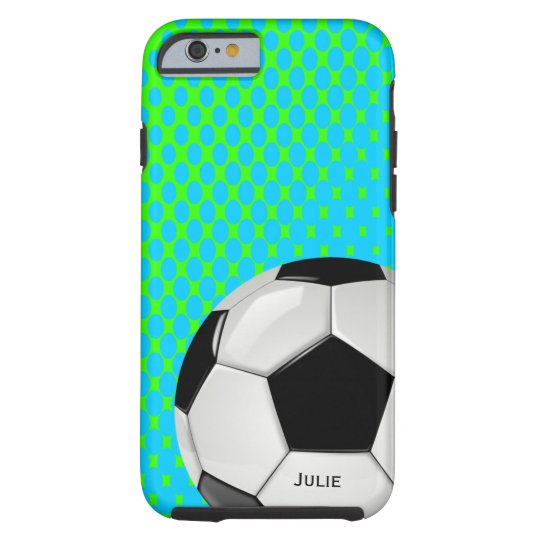 Soccer Ball Custom iPhone 6 case Zazzle
