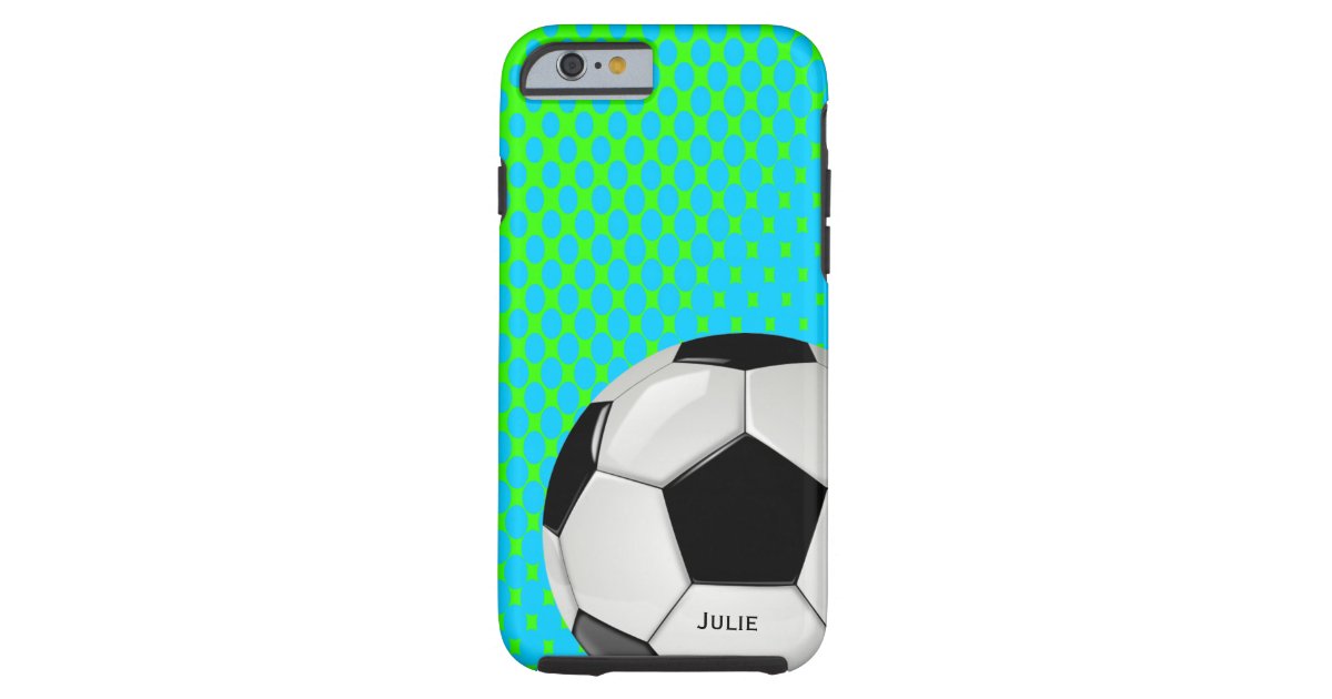Soccer Ball Custom iPhone 6 case Zazzle