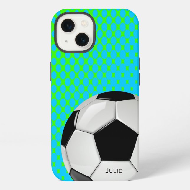 Soccer Ball Custom Iphone Case (Back)