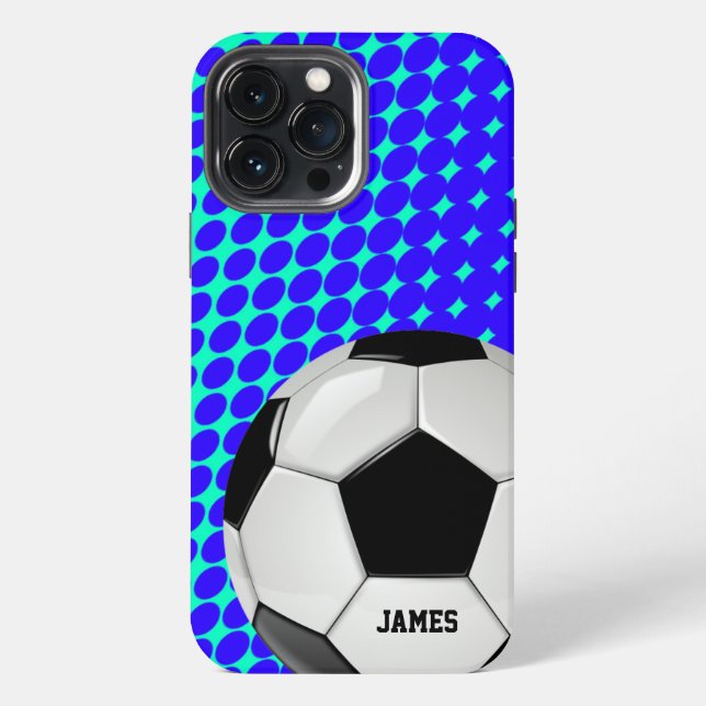Soccer Ball Custom  Iphone Case (Back)