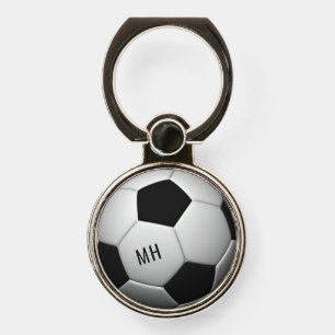 Soccer Ball custom monogram phone grip