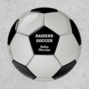 Soccer Ball Custom Team Player Name Personalized Patch