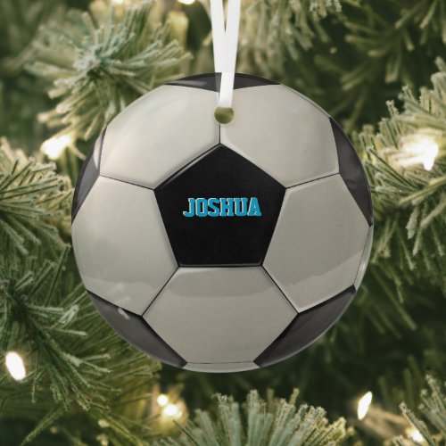 Soccer Ball Custom Tree Ornament
