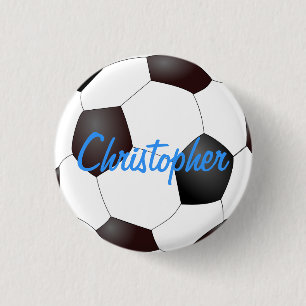 Soccer Ball - Customizable Button