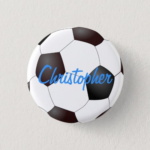 Soccer Ball _ Customizable Button