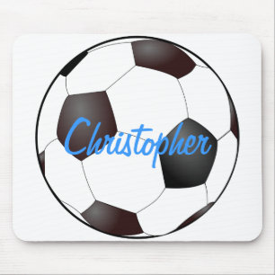Soccer Ball - Customizable Mouse Pad