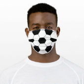 Soccer Ball Cute Sports Print for Kids Adult Cloth Face Mask (Worn)