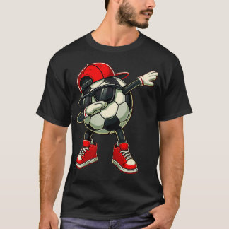 Soccer Ball Dabbing Funny Player T-Shirt