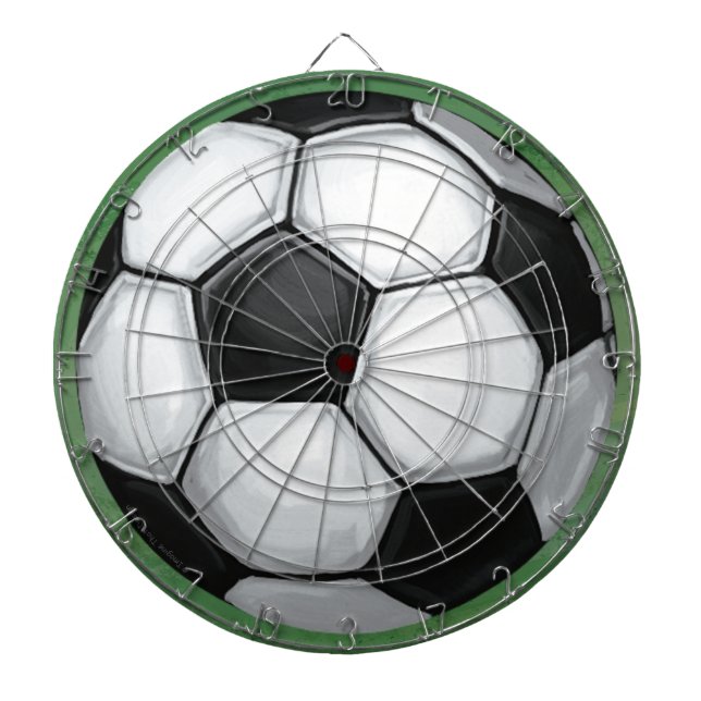 Soccer Ball Dart Board (Front)
