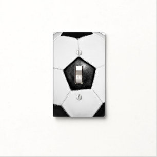 Soccer Ball Decor Theme Light Switch Cover
