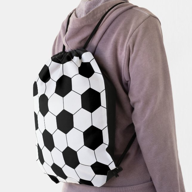 Soccer Ball Design  Drawstring Bag (Insitu)