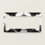 Soccer Ball Design License Plate Frame