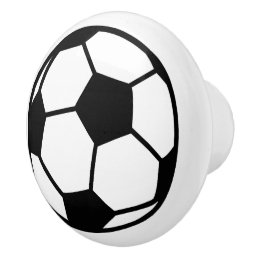 Soccer ball design pull knobs for kid&#39;s room
