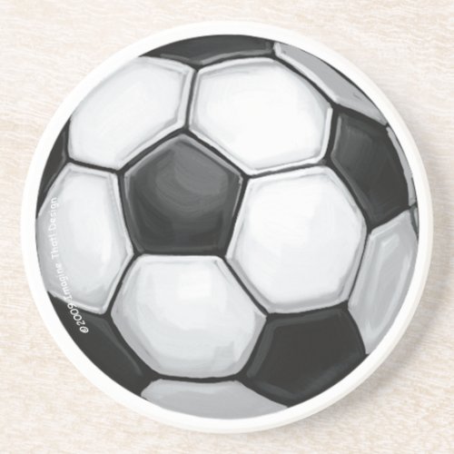 Soccer Ball Drink Coaster