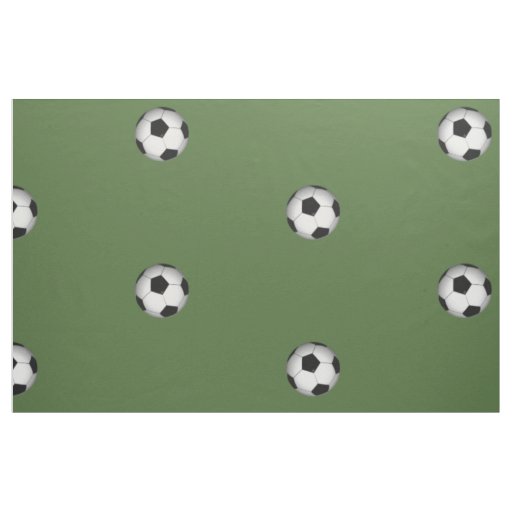 Soccer Ball Fabric by Leslie Harlow