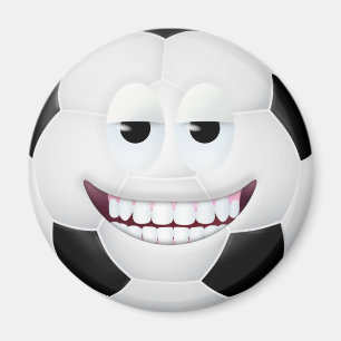 Soccer Ball Face 2 Magnet