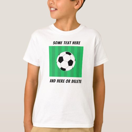 Soccer Ball Field Personalized  T_Shirt