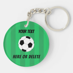 Soccer Ball Field Sports Custom Keychain