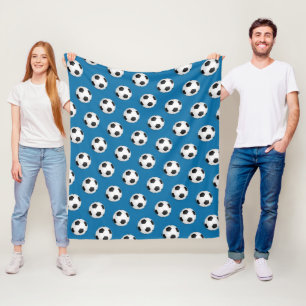 Soccer Ball Fleece Blanket
