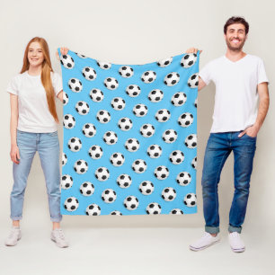 Soccer Ball Fleece Blanket