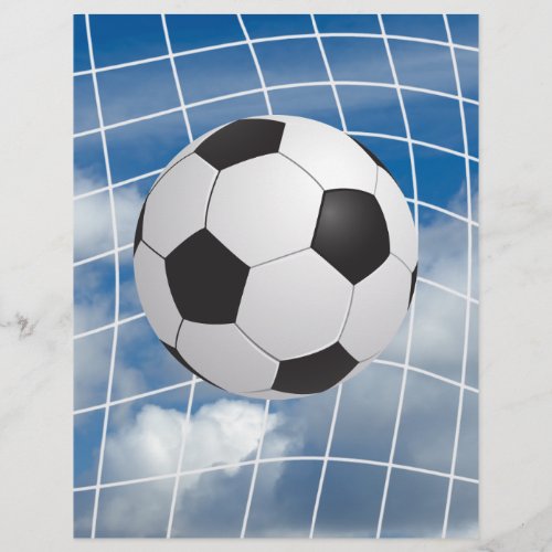 Soccer ball flyer
