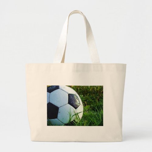 Soccer Ball _ Football Ball Large Tote Bag