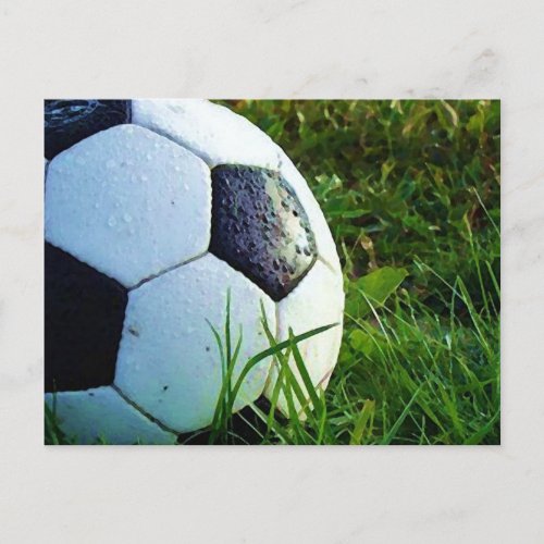 Soccer Ball _ Football Ball Postcard