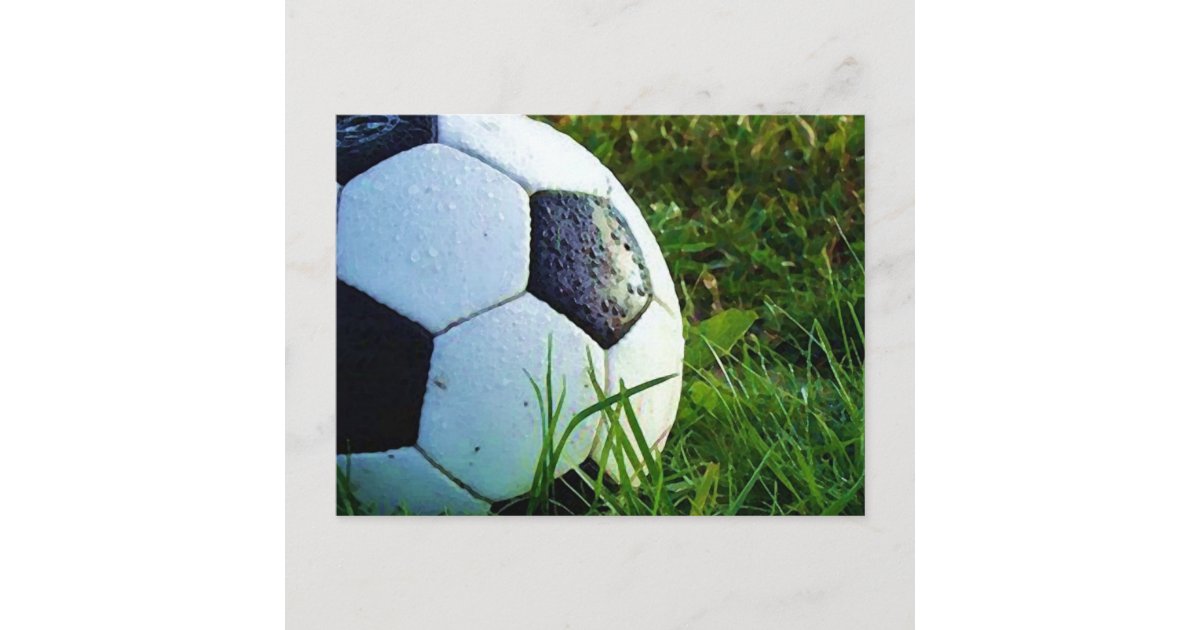 Soccer Ball - Football Ball Postcard | Zazzle